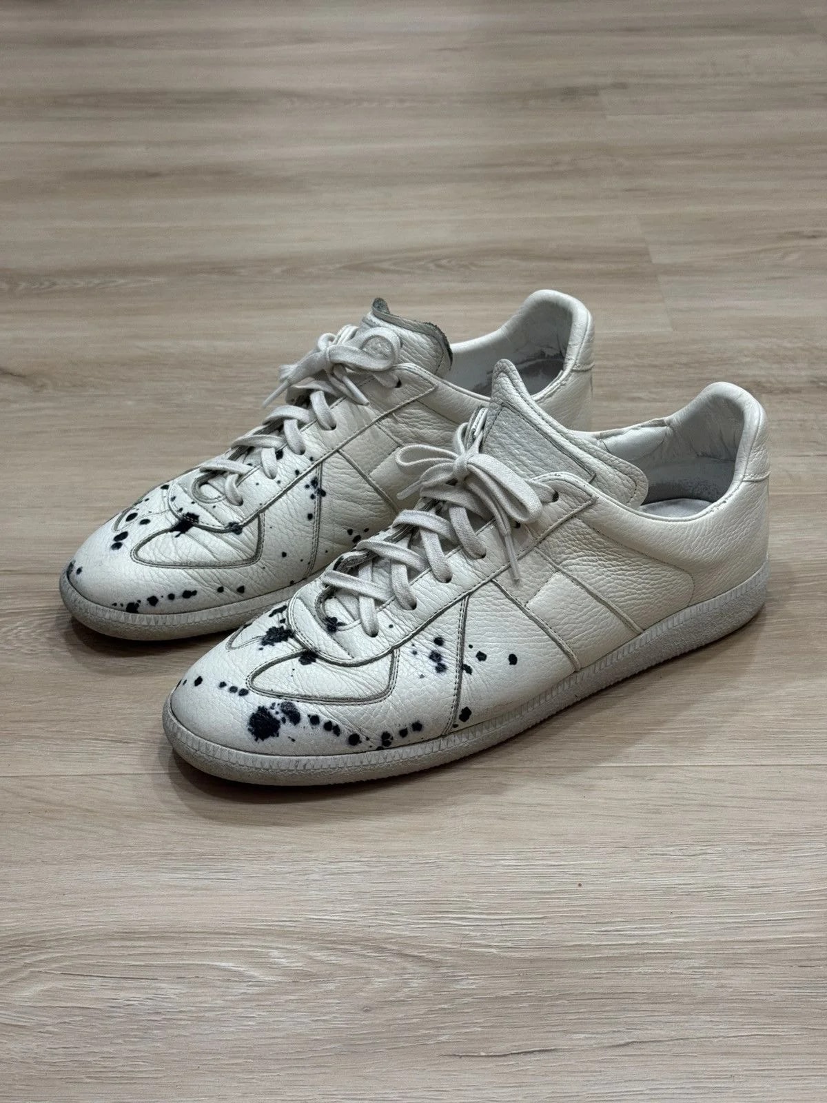 Maison Margiela — Maison Margiela Paint Splatter Replica GATs — Sneaker — resale