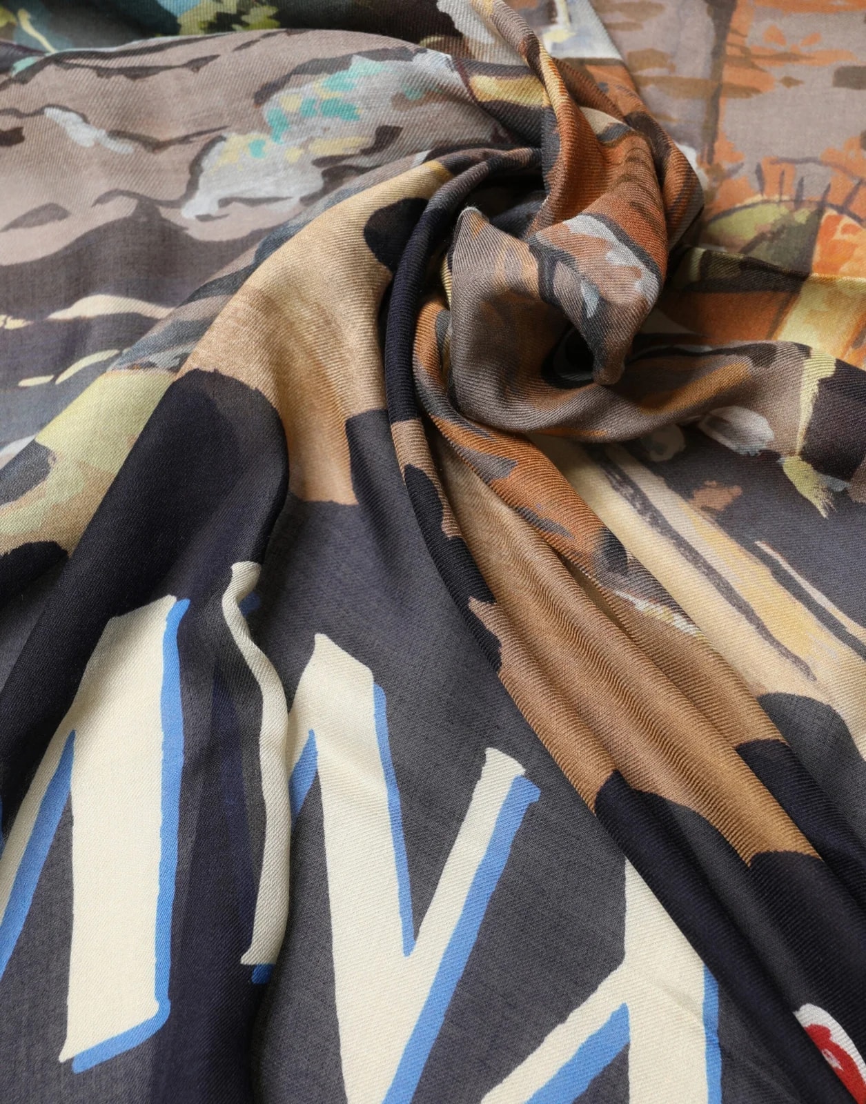 Dolce & Gabbana Taormina Modal Shawl 130cm X 130cm Scarf 3