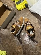 Size 9 Nike SB Dunk Low Brew & Biscuits Note Manchester Skate Shop 3