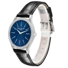 Patek Philippe Calatrava White Gold Blue Dial Diamond 4897G 4897 Papers 4