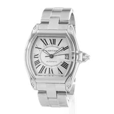 Cartier Roadster W62025V3 2510 38mm Silver Roman Steel Automatic 3