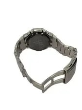 Casio Solar G Shock Digital Analog Stainless BLK SLV From Japan 4
