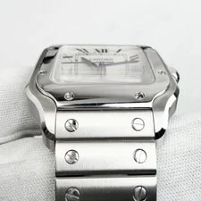Cartier Santos Medium WSSA0029 35MM Silver Dial Steel Box Paper 4