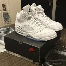 Jordan Air 5 ’S Mid Top Lace-Up Basketball N 2
