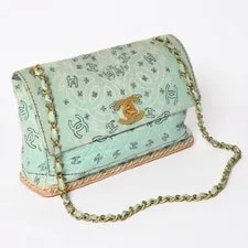 Chanel Large Matelass 33 S Flap S Chain Coco Mark Paisley Light 3