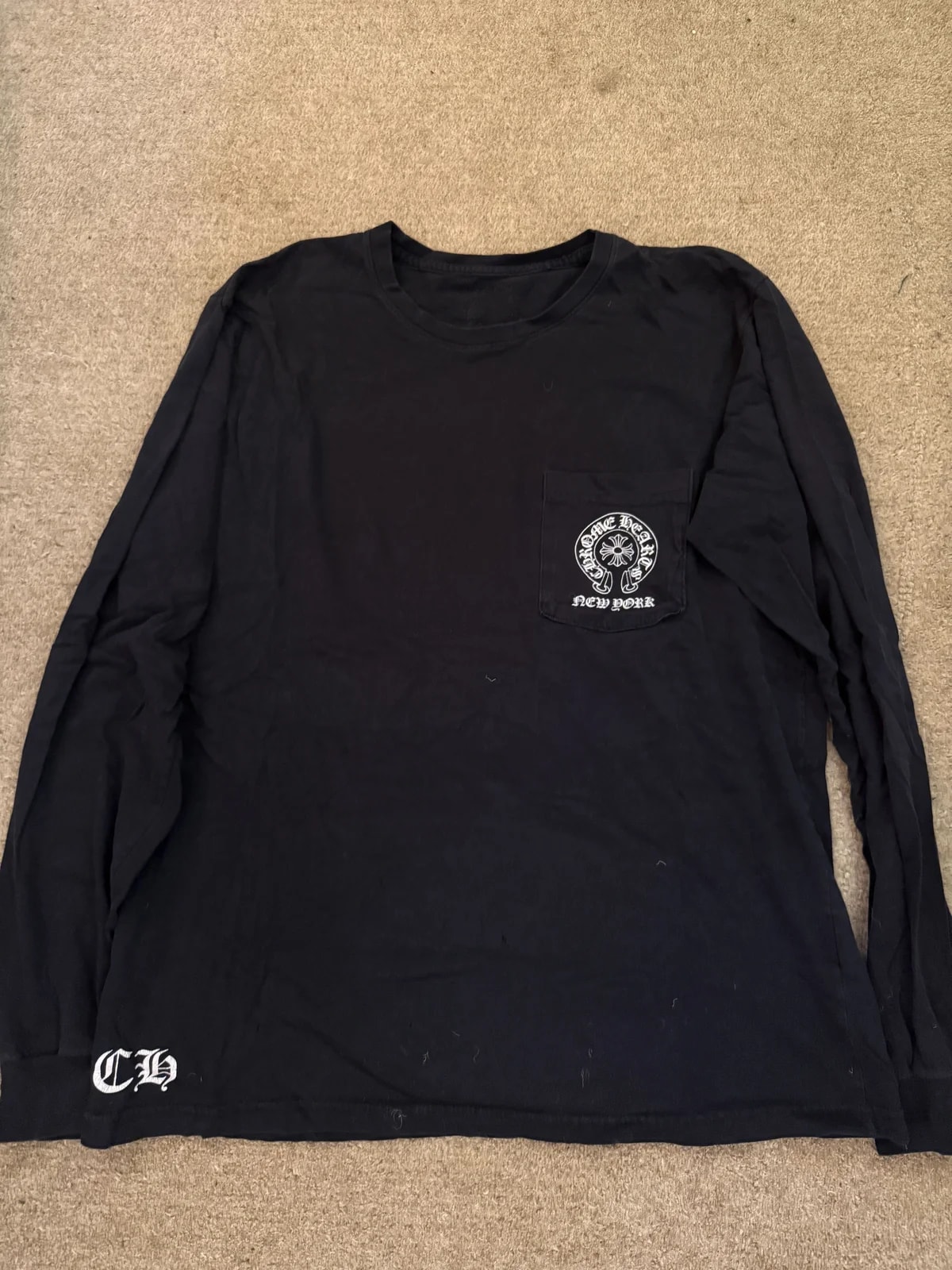 Chrome Hearts — Hearts New York Long Sleeve — streetwear — resale