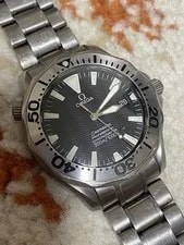 Omega — Omega Seamaster 300 Titanium Automatic Diver Blue Dial Japan — Watch — resale