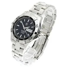 TAG Heuer Aquaracer Caliber 5 WAF2010.BA0818 41mm SS Black Dial Automatic #C489 2