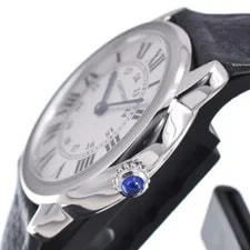 With Paper Cartier Ronde Solo de WSRN0019 Quartz Q 3