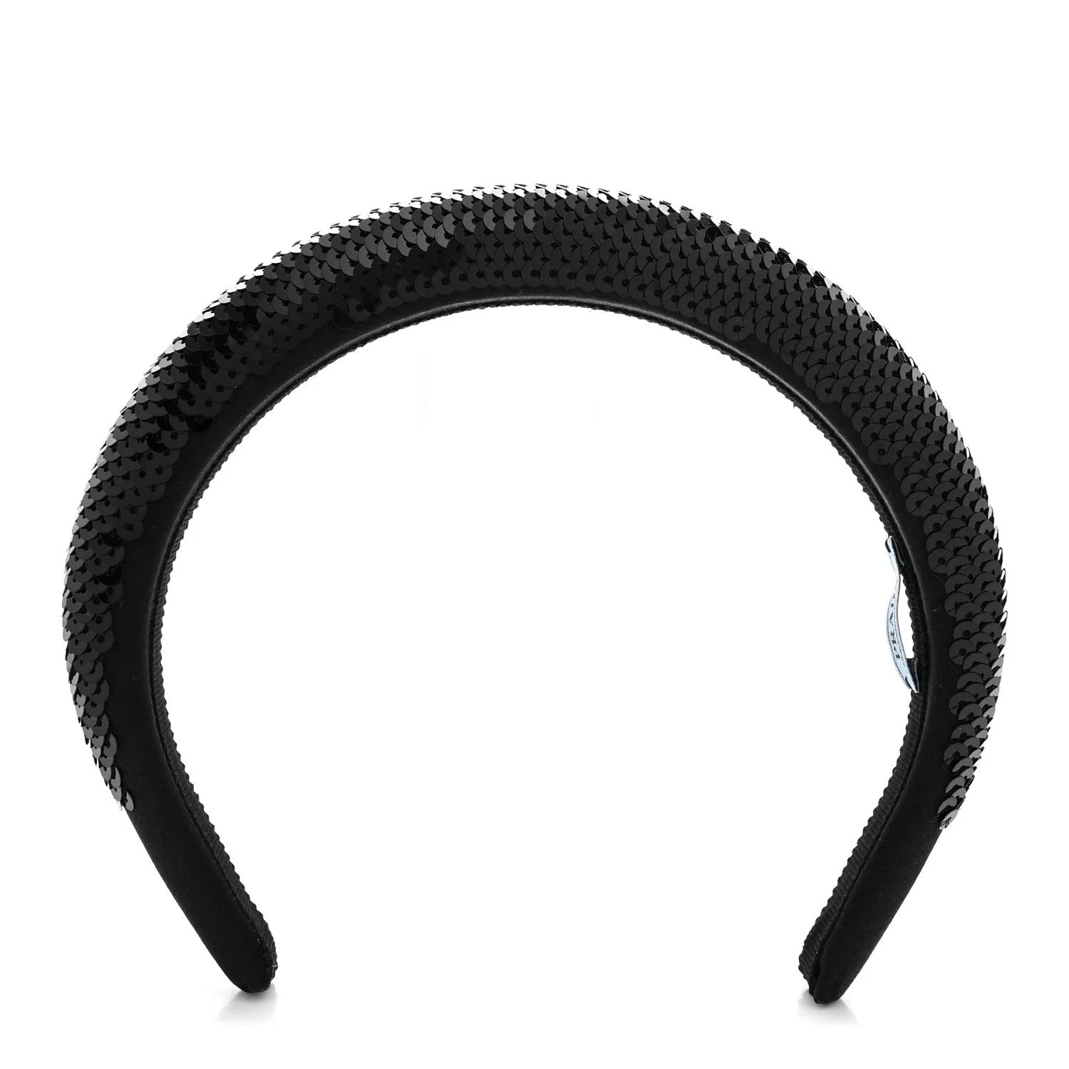 Prada — Sequin Embellished Headband Clear — Accessory — resale