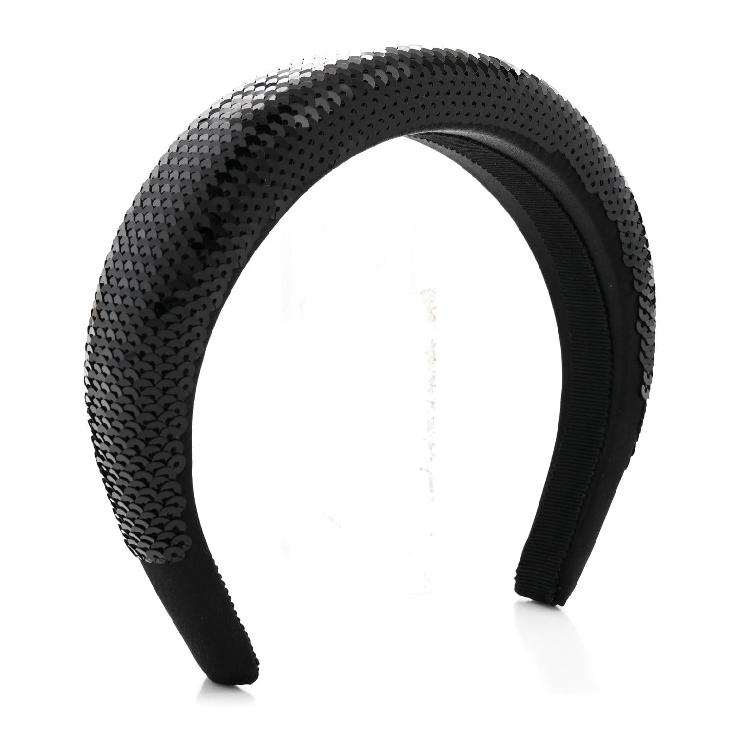 Sequin Embellished Headband Clear 3