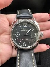Panerai Radiomir Black Sea Black With Black Leather Strap 4