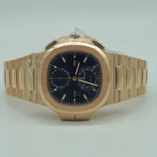 Patek Philippe Nautilus 5990/1R Travel Time Chronograph 2022 Blue Dial 2