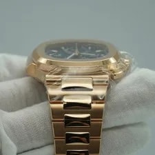 Patek Philippe Nautilus 5990/1R Travel Time Chronograph 2022 Blue Dial 4