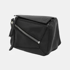 Loewe Puzzle Series Smooth Logo Embossed Waist - Excellent #1J3QON5 3