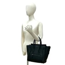Item With Storage Celine Luggage Logo Leath 2