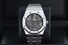 Audemars Piguet — Audemars Piguet Royal Oak Extra-Thin Openworked White Gold 16204BC.OO.1240BC.01 — Watch — resale