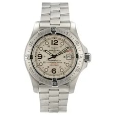 Breitling — Breitling Super Ocean Steelfish White Dial Steel 44mm Automatic A17390 — Watch — resale