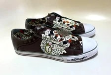 Ed Hardy Lowrise Skull Heart Size 13 -#BX32 3