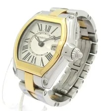 Cartier Roadster SM W62016V3 Silver Stainless Steel Quartz 2