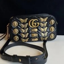 Gucci GG Marmont Small Camera Butterfly Lion Bee 2