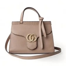 Gucci — Gucci GG Marmont Mini Top Handle 442622 72529190 [P] — Handbag — resale