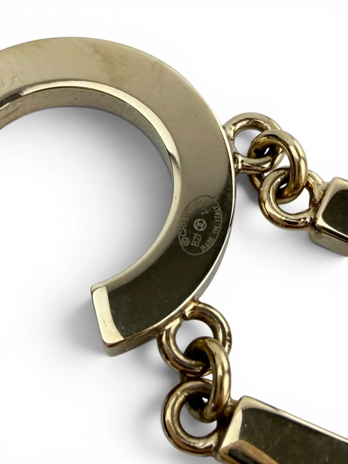 Chanel Cha-nel Logo Drop Earrings (Full Set) 4