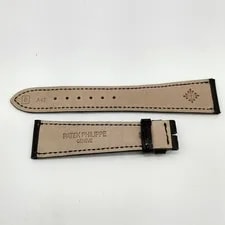 Patek Philippe Leather Strap Black 21mm Band From Japan 4