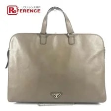 Prada — Prada Triangle Logo Briefcase Business — Handbag — resale