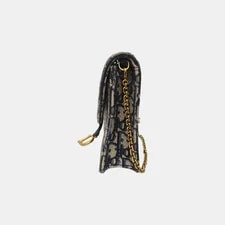 Dior D Shape Saddle With Print Fabric - Very Good #1L2WEJ1 3