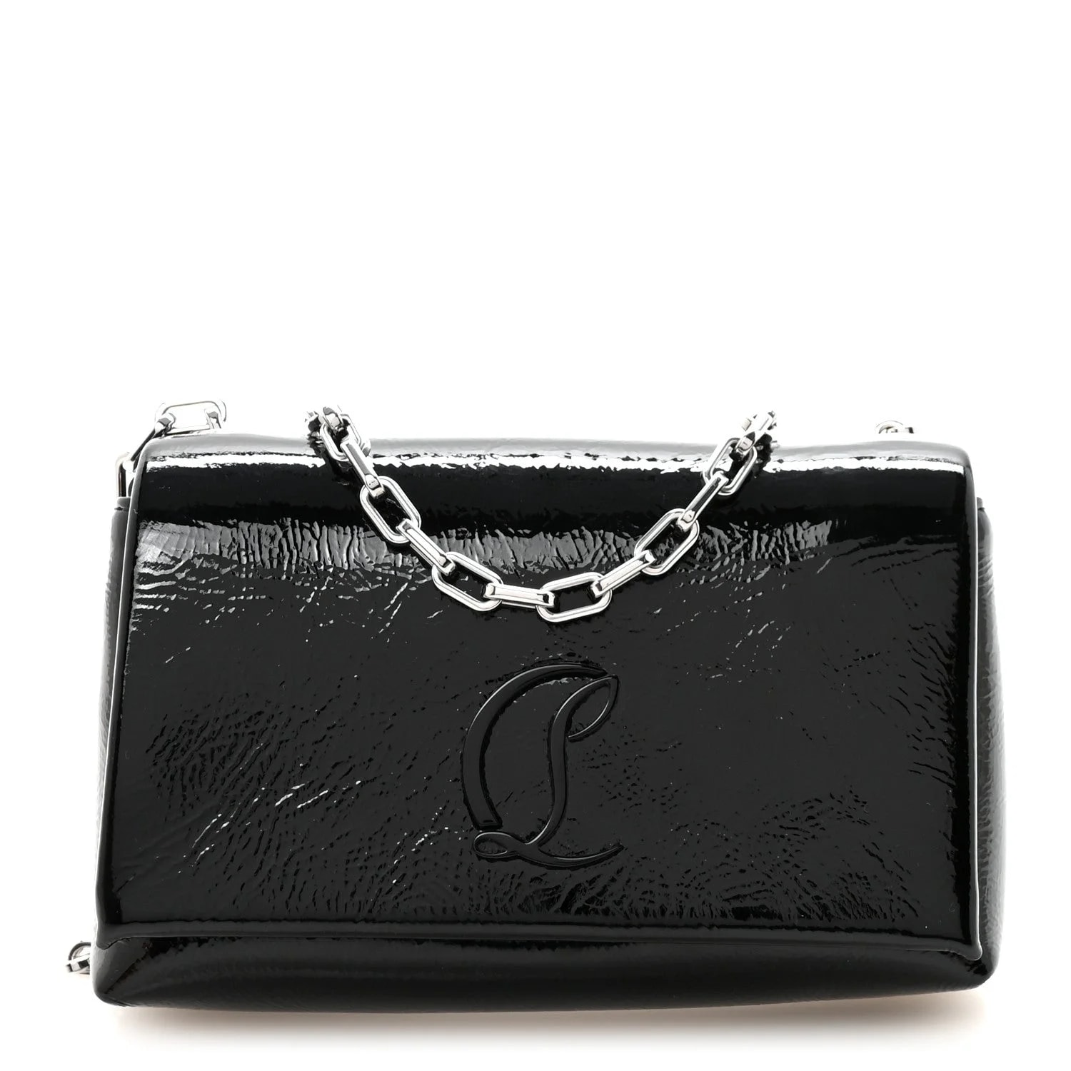 Christian Louboutin — Naplak Monochrome Loubi54 Zaffiro — Handbag — resale