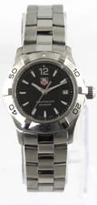 TAG Heuer Aquaracer WAF1410.BA0823 Black Swiss Quartz Divers 4