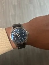 IWC — IWC Mark Xviii le Petit Prince Automatic Black Santoni Leather Strap — Watch — resale