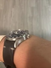 IWC Mark Xviii le Petit Prince Automatic Black Santoni Leather Strap 3