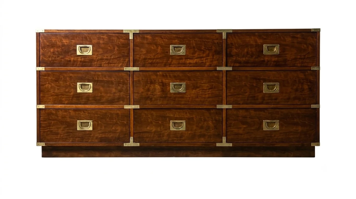Henredon — Campaign Lowboy By Henredon — Furniture — resale