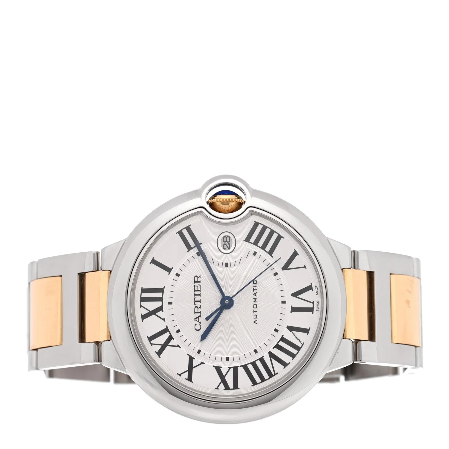 Stainless Steel 18K Yellow Gold 42mm Ballon Bleu de Cartier Automatic 2