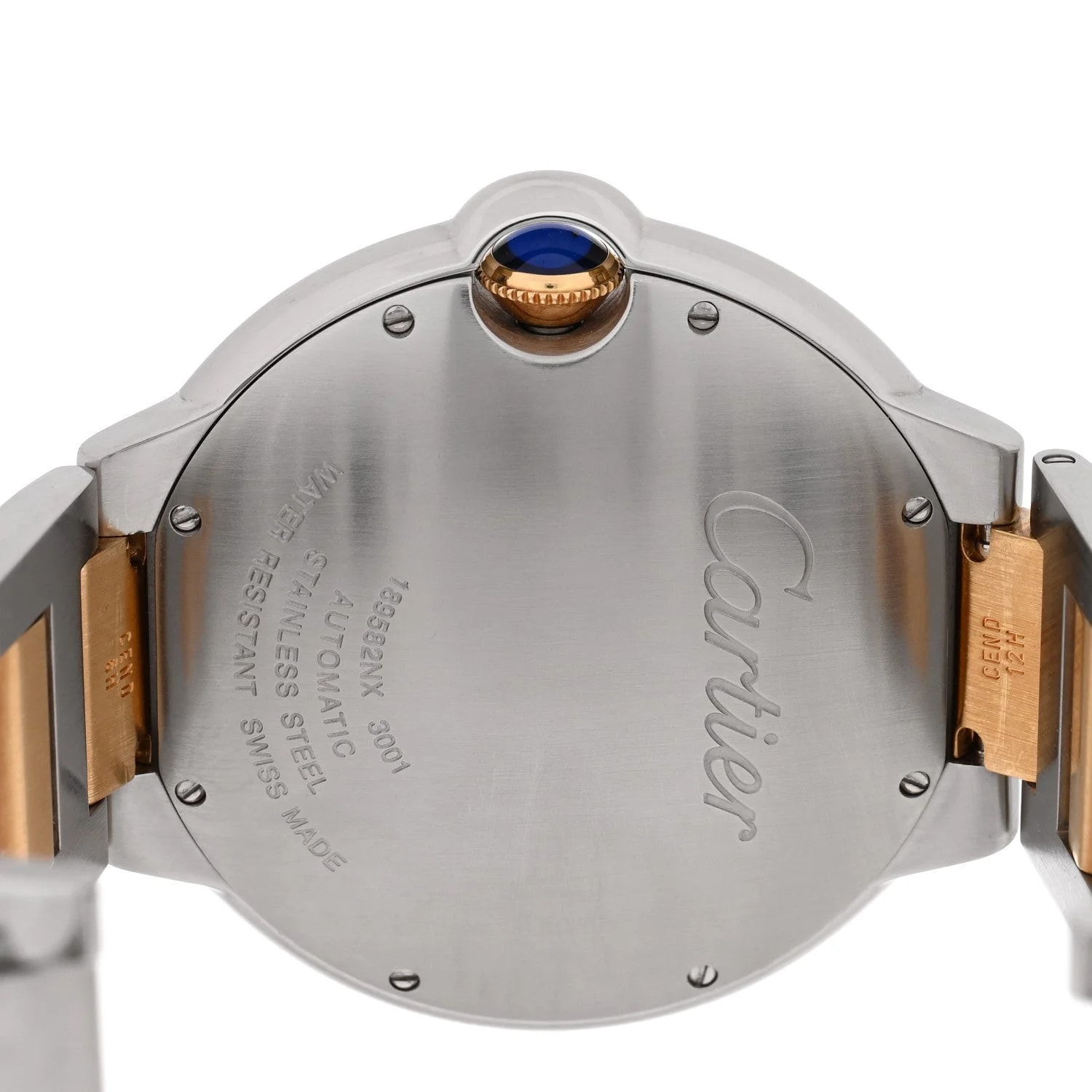 Stainless Steel 18K Yellow Gold 42mm Ballon Bleu de Cartier Automatic 4
