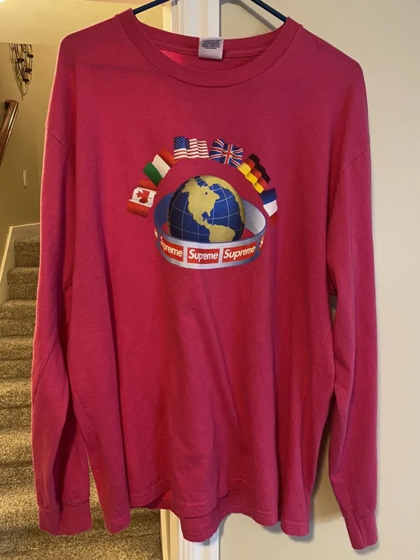 Supreme — Supreme Worldwide Longsleeve Tee — streetwear — resale
