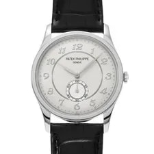 Patek Philippe Calatrava 5196P-001 Silver Platinum Automatic #W037 2