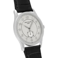 Patek Philippe Calatrava 5196P-001 Silver Platinum Automatic #W037 4