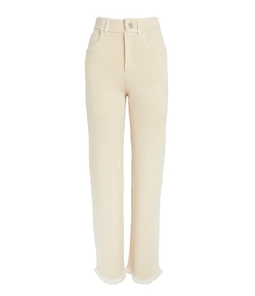 Barrie Fringed and Cotton Trousers 4