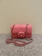 Chanel Camellia Small Flap Crossbody Auth 2