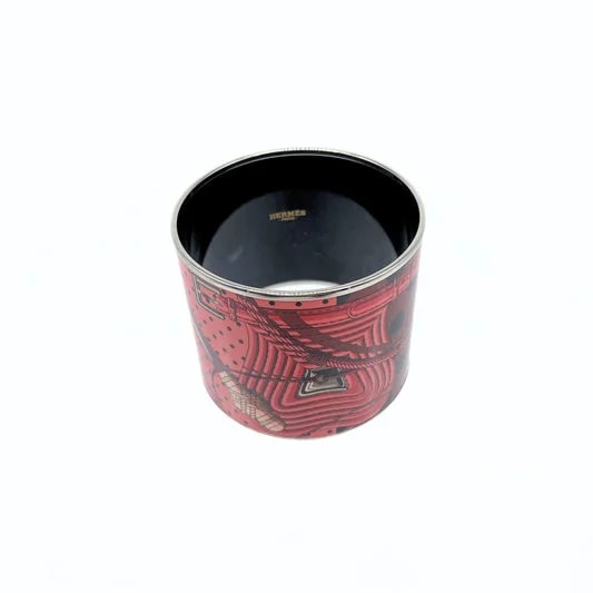 Hermès Polka Dot Xl 18 CM , Enamel Bangle — Jewelry — resale