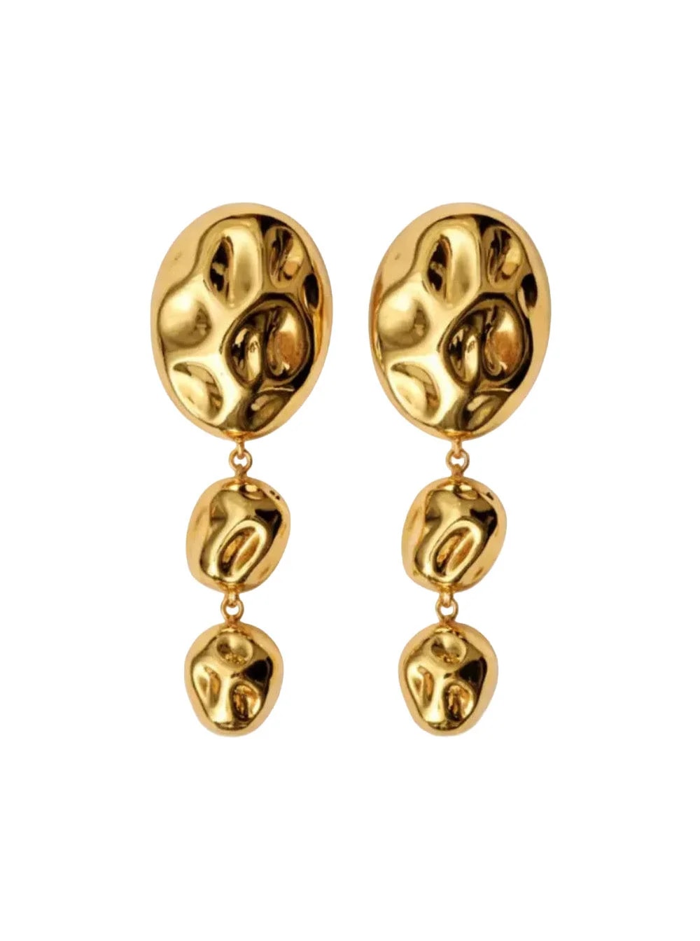 Federica Tosi — Federica Tosi Organic Sculptural Metal Drop — — Jewelry — resale
