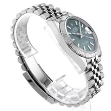 Rolex Datejust 36 126234 Green Bar 5 Rows Jubilee Bracelet Random Numbe... 3