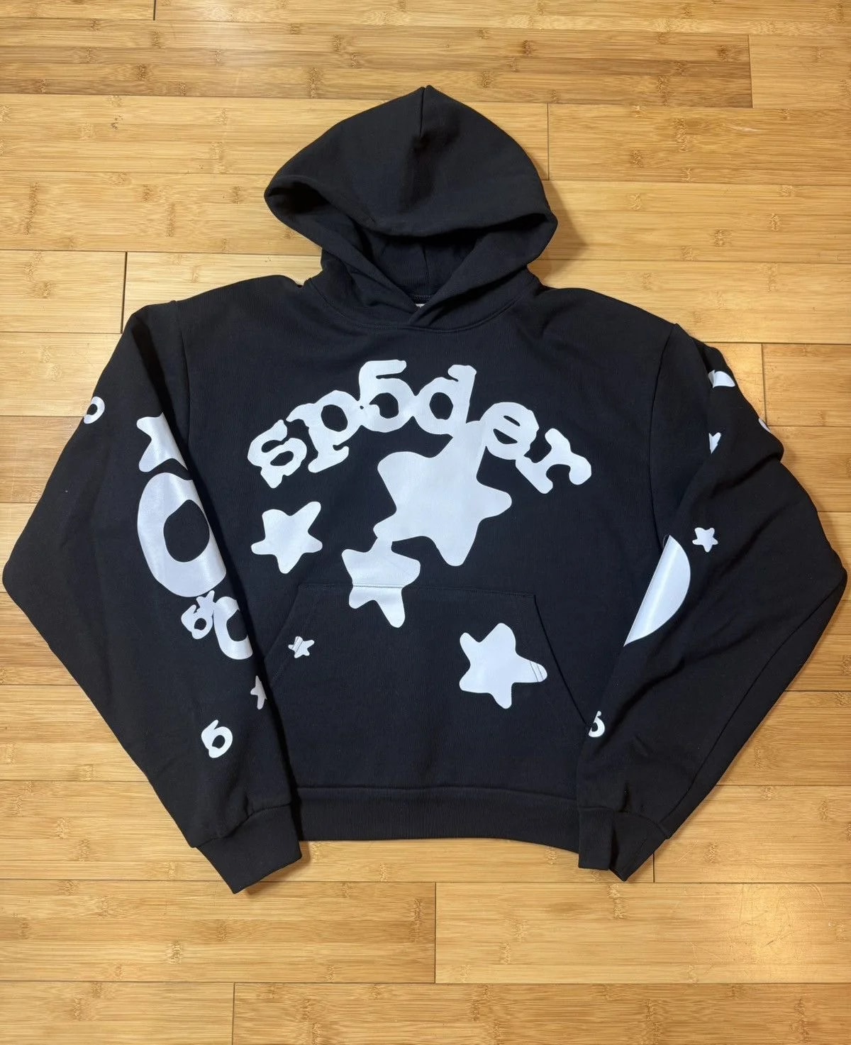Sp5der Reflective Beluga Hoodie Black — streetwear — resale