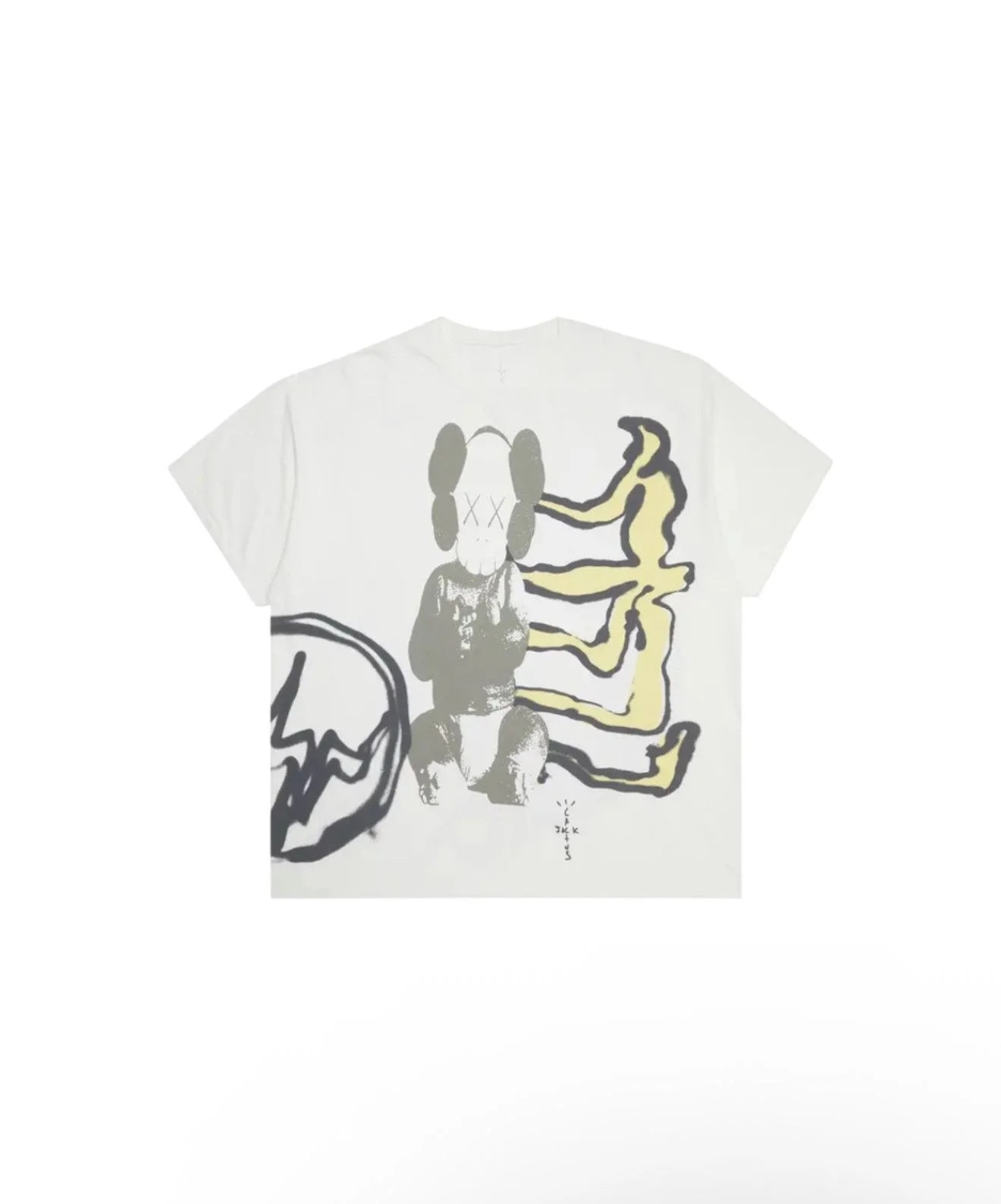Travis Scott — X Kaws Tee — streetwear — resale