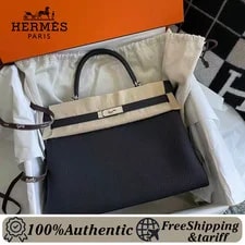 Hermès — Hermès Kelly Retourne 35 Palladium Duty-free Auth — Handbag — resale