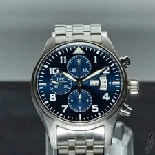 IWC — IWC Pilot's Blue on Steel Bracelet - IW377706 — Watch — resale