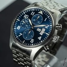 IWC Pilot's Blue on Steel Bracelet - IW377706 2